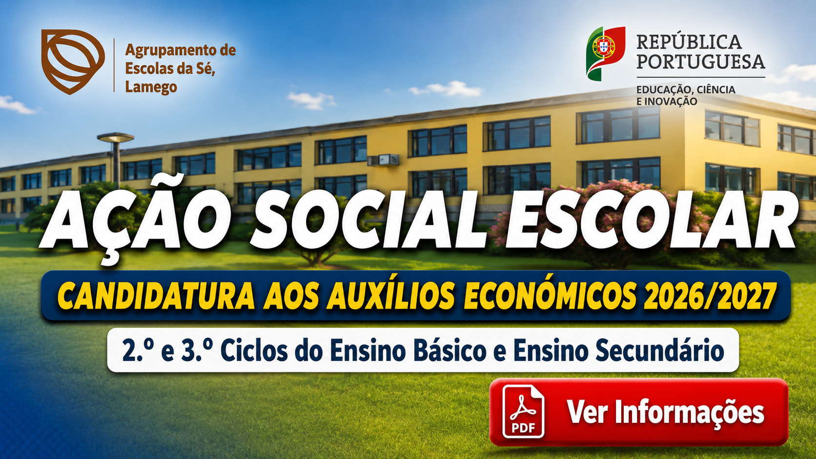 Ação Social Escolar - Auxilios Economicos 2026 2027