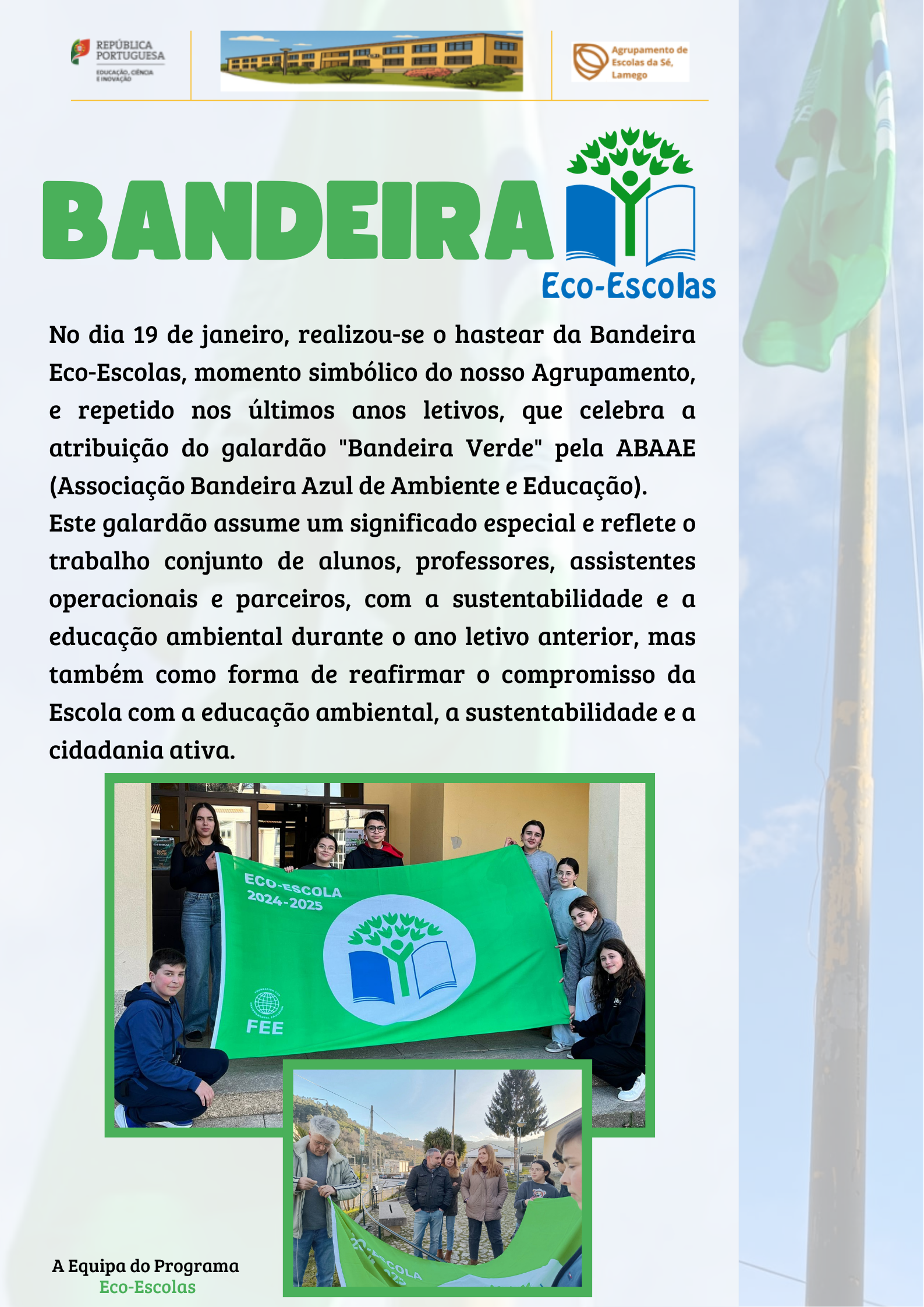 Bandeira eco-escolas
