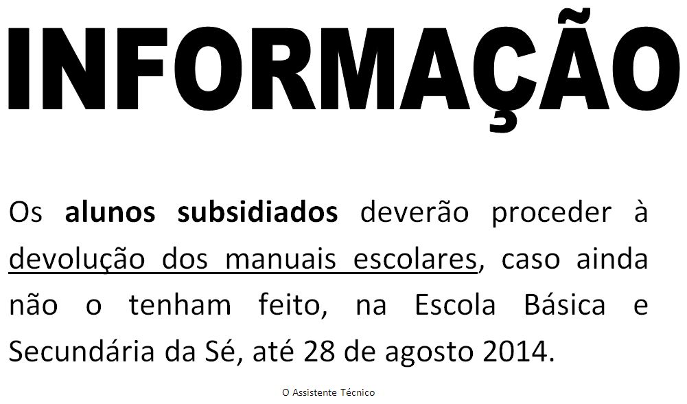 devolução manuais