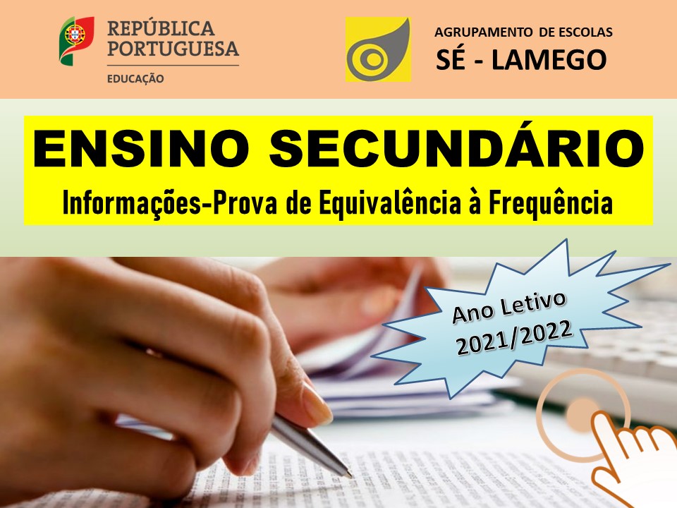 Informações-Prova Ensino Secundário 2021 2022 EEF