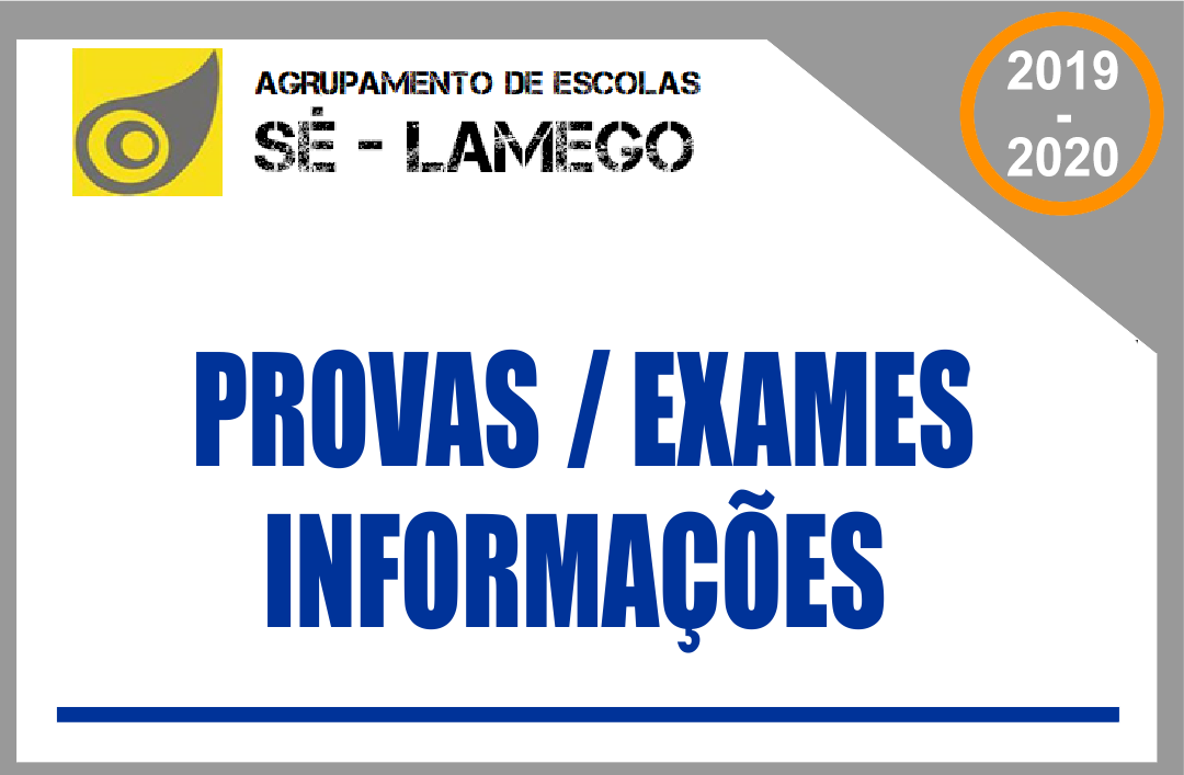 Provas Exames Informações 2019 2020