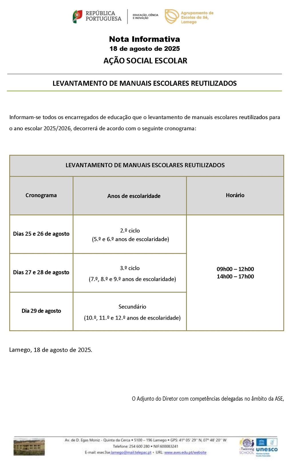 Nota Informativa 2025 de 18 de agosto Levantamento-de-manuais signed